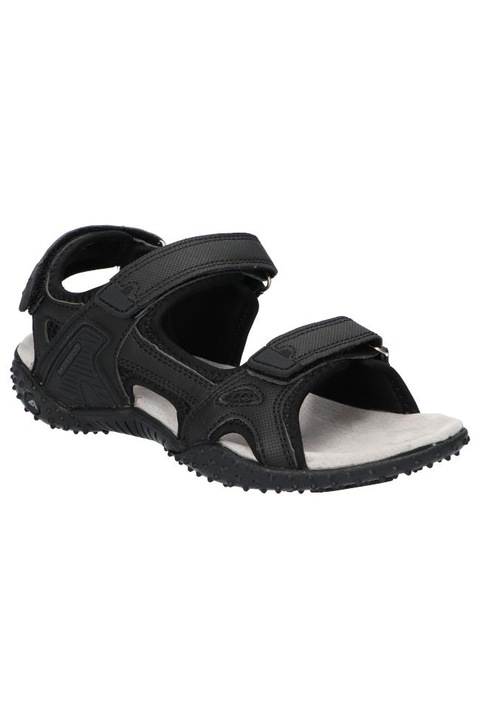 Sandale Sport Unisex, American Club, Hl6124, Brant din Piele Naturala, Negru