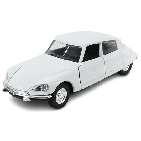 Welly Modellino Auto Citroen DS23 Berlina Blu 1972-1975 - Scala 1/34 Die-Cast Con Porte Apribili - 2