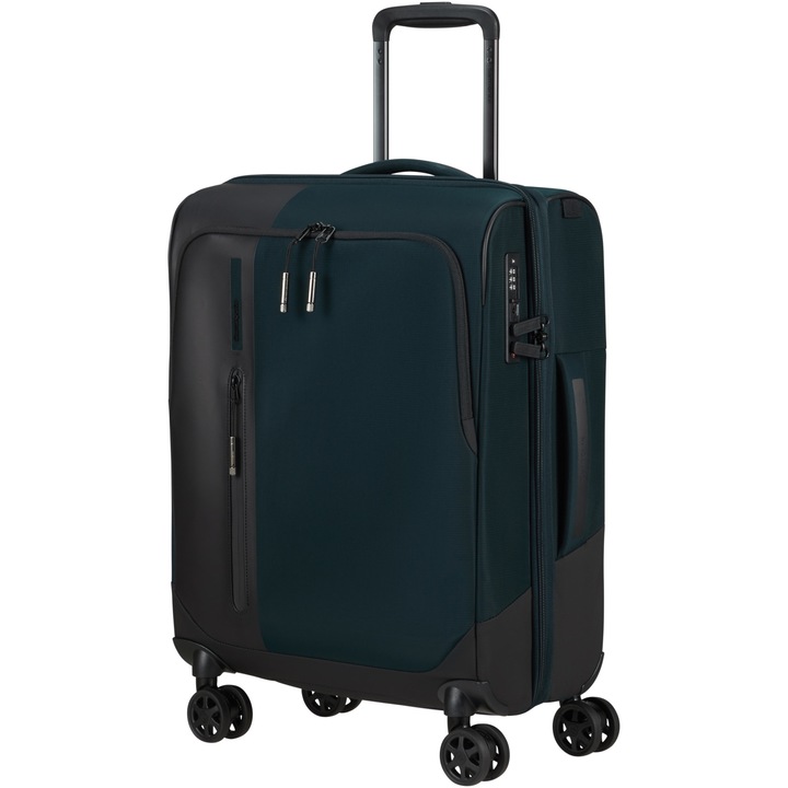 Куфар с колелца Samsonite Biz2Go TRVL Spinner, 55x40x20/23 см, 40/47 литра, Тъмносин