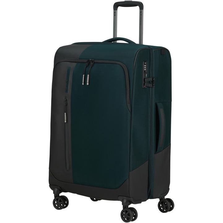 Troler extensibil Samsonite Biz2Go TRVL Spinner, 66x43x25/28 cm, 68/74 litri, bleumarin