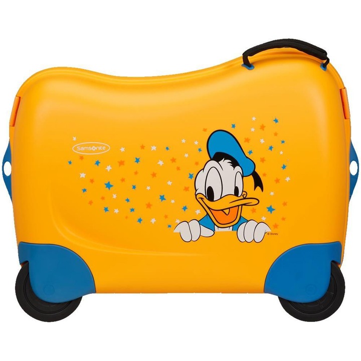 Куфар Samsonite Dream Rider Spinner, 50x39x21 см, 28 литра, Donald Stars