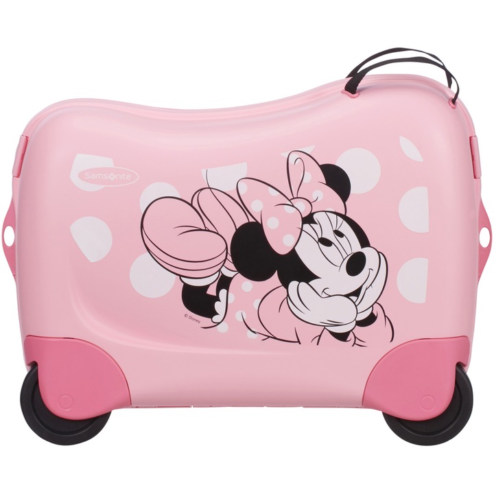 Valiza Samsonite Dream Rider Spinner, 50x39x21 cm, 28 litri, Minnie Glitter