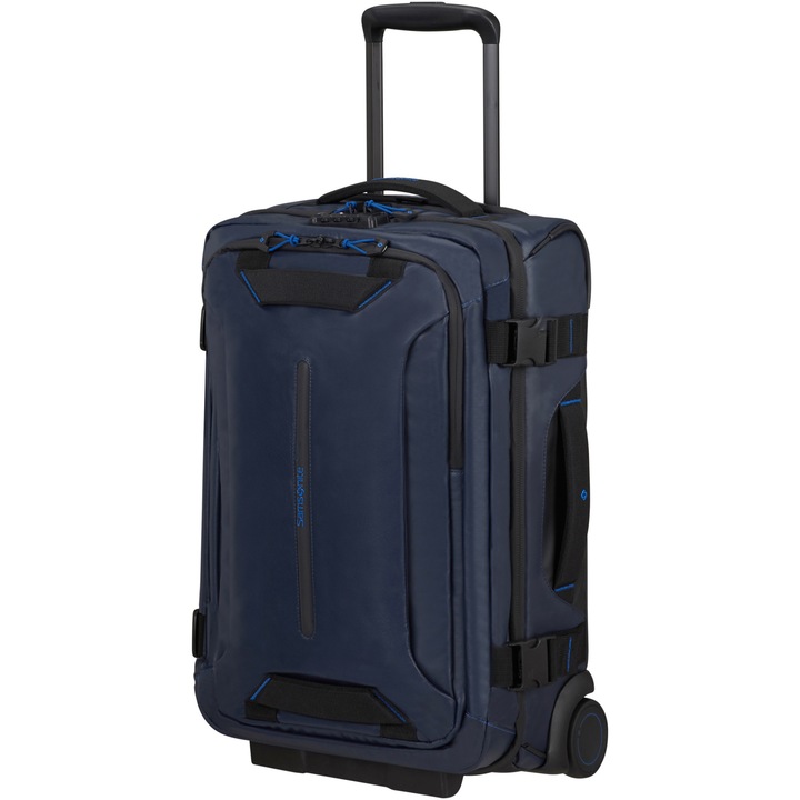 Troler Samsonite Ecodiver Duffle, 55x35x23 cm, 40 litri, bleumarin