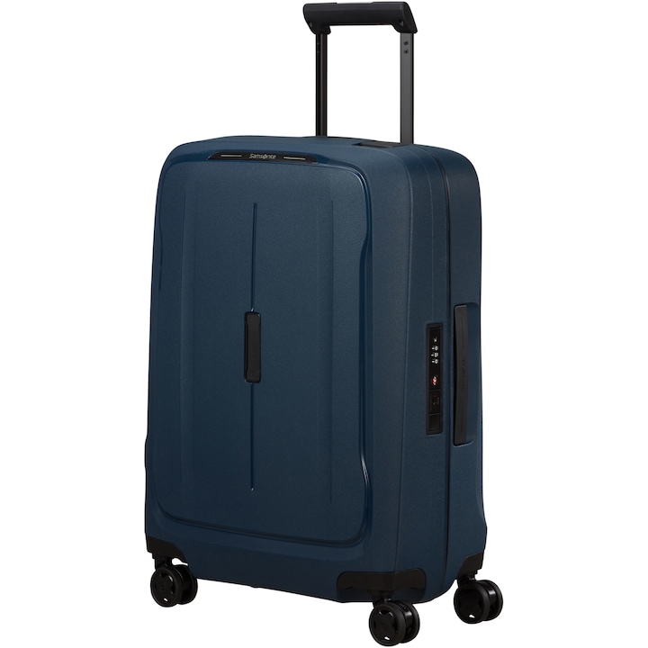 Куфар с колелца Samsonite Essens Spinner, 55x40x20 см, 39 литра, Тъмносин