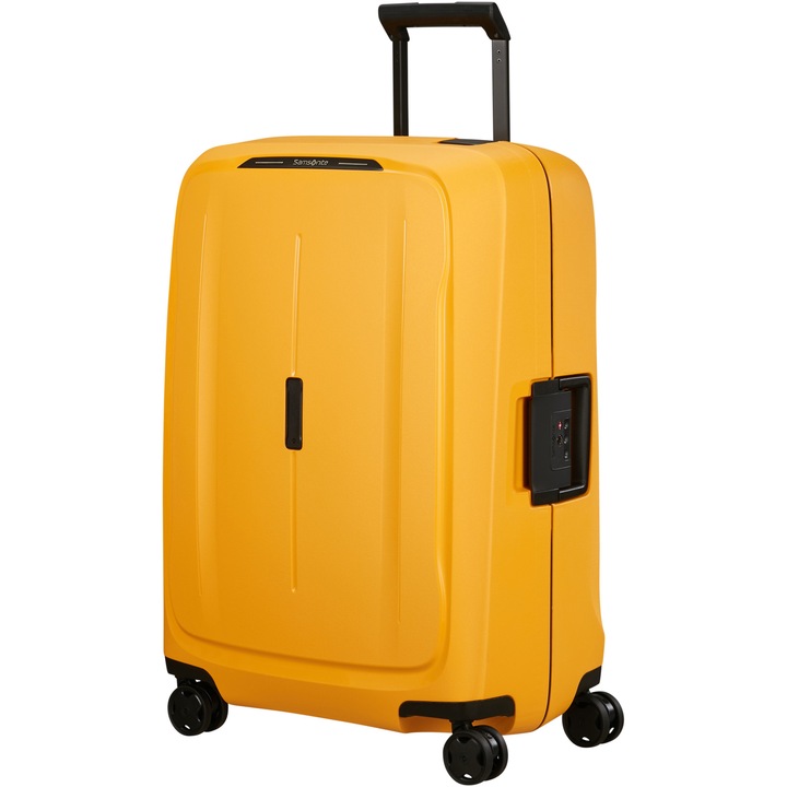Куфар с колелца Samsonite Essens Spinner, 69x49x30 см, 88 литра, Жълт