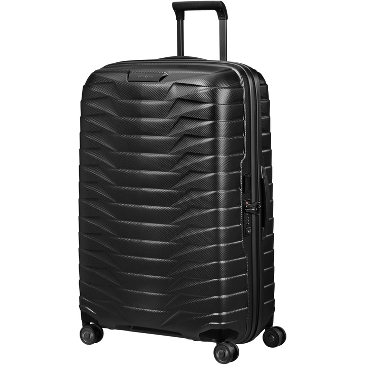 Troler Samsonite Proxis Spinner, 75x51x31 cm, 98 litri, gri mat