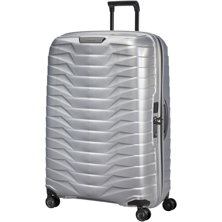 Куфар с колелца Samsonite Proxis Spinner, 81x57x32 см, 125 литра, Сребрист