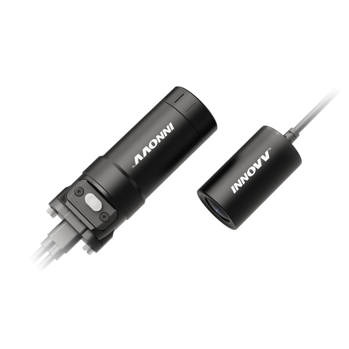 Camera Moto Dubla INNOVV K6, pentru motociclete, 2K Quad HD 1440P, Aluminiu Anodizat