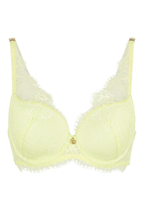 LingaDore, Sutien triunghiular de dantela, Galben