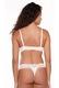 LingaDore, Chiloti tanga cu segment de dantela, Crem, S
