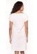 LingaDore, Rochie cu decolteu in V, Crem, XL