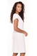 LingaDore, Rochie cu decolteu in V, Crem, XL