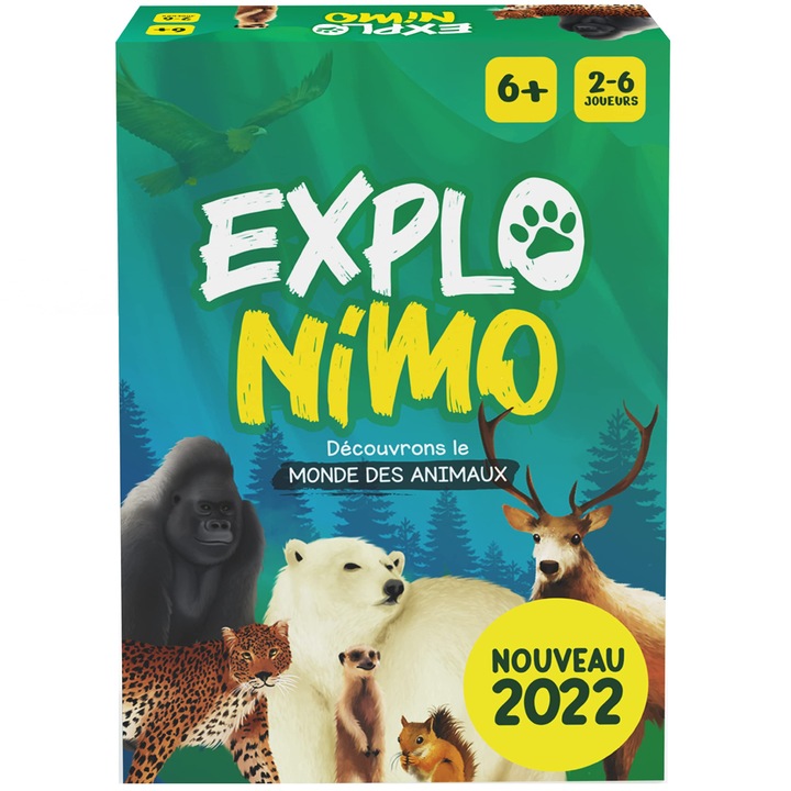 Társasjáték gyerekeknek és felnőtteknek Explonimo francia nyelven