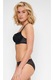 LingaDore, Sutien cu decupaj pe spate, Alb, Multicolor, Albastru, 75D