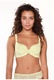 LingaDore, Sutien cu burete si detalii de dantela, Verde lime, 85A