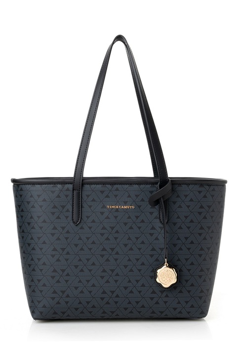 Vince Camuto, Чанта от еко кожа, Черен, Въглен сиво