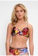 LingaDore, Sutien de baie cu imprimeu, Multicolor, 70A