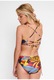 LingaDore, Sutien de baie cu imprimeu, Multicolor, 70A