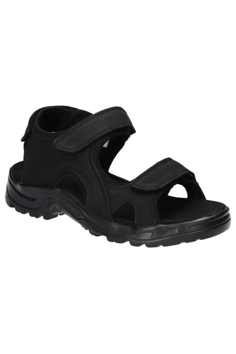 Sandale din Piele Naturala, American Club, Cy11324, Negru