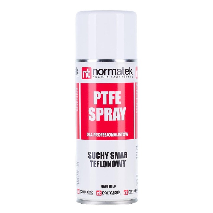 Lubrifiant multifunctional Teflonowy PTFE Normatek NT1008, rezistent la temperaturi inalte, 400ml