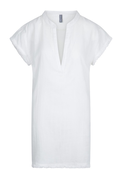 LingaDore, Rochie de plaja cu slituri laterale, Alb