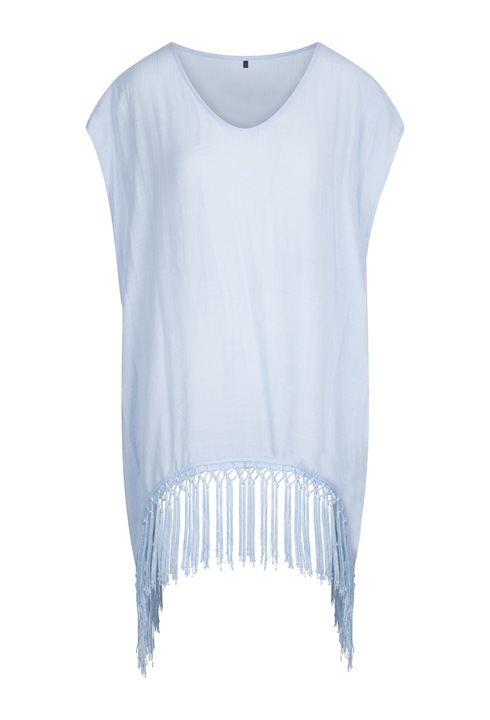 LingaDore, Rochie de plaja cu franjuri, Albastru