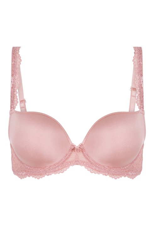 LingaDore, Sutien push-up cu insertie de dantela Daily, Roz