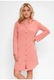 LingaDore, Camasa de noapte cu segment de dantela 30537, Roz, XL