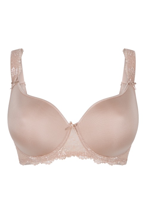 LingaDore, Sutien cu burete si insertii de dantela Daily, Bej