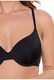 LingaDore, Set de sutiene cu jumatate de cupa - 2 piese, Negru, Bej, 85C