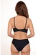 LingaDore, Set de sutiene cu jumatate de cupa - 2 piese, Negru, Bej, 85C