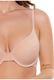 LingaDore, Set de sutiene cu jumatate de cupa - 2 piese, Negru, Bej, 85C