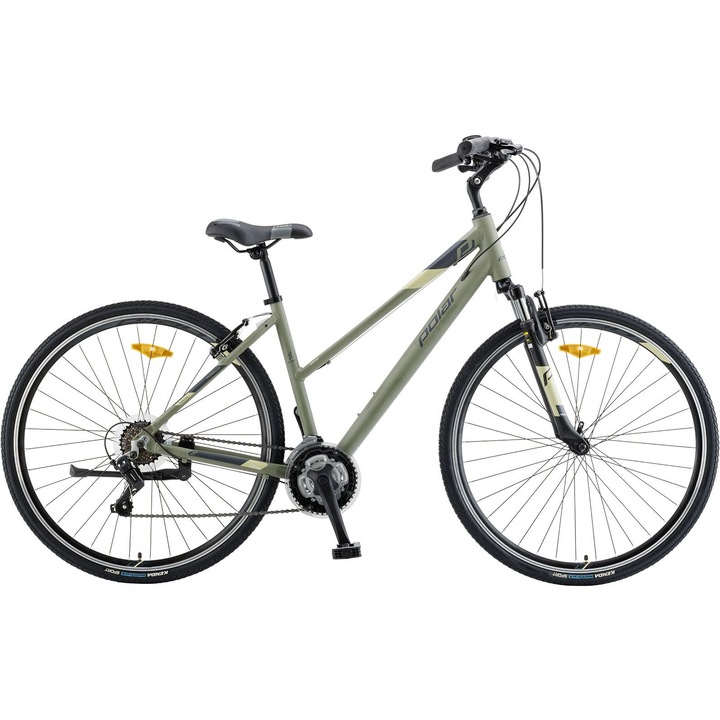 Градски велосипед Polar Athena 2023 - 28 инча, M, зелен