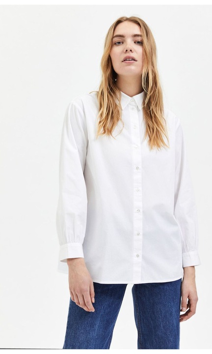 Дамска блуза SELECTED FEMME, 4185, Памук, Бял