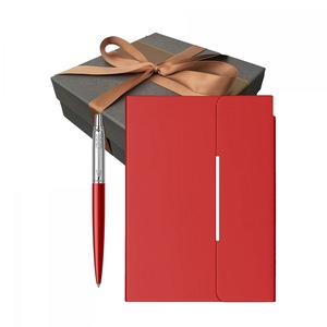 Set Parker Pix Jotter Red in caseta cu notes 65*136 mm si bratara