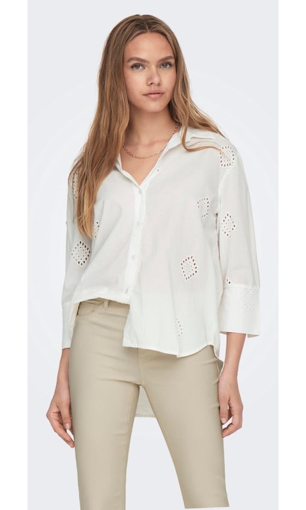 Női blúz Jacqueline de Yong, 7443, pamut, Fehér