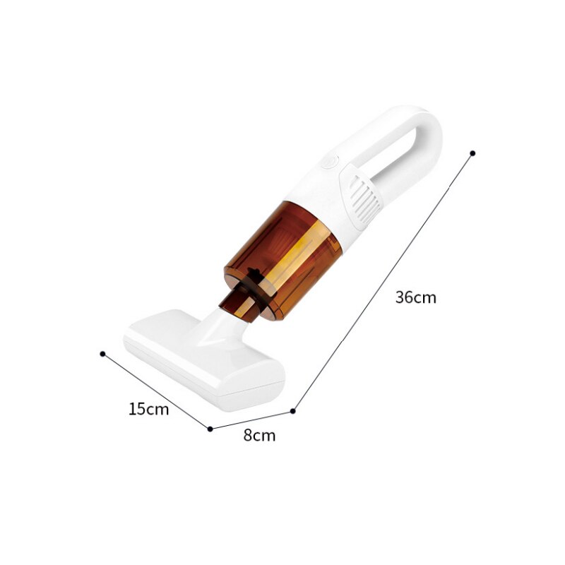 Aspirator, 3000pa, tip reincarcabil, portabil, pentru masina si casa, indepartarea acarienilor, ergonomic, reducere a zgomotului, durata lunga de viata, alb