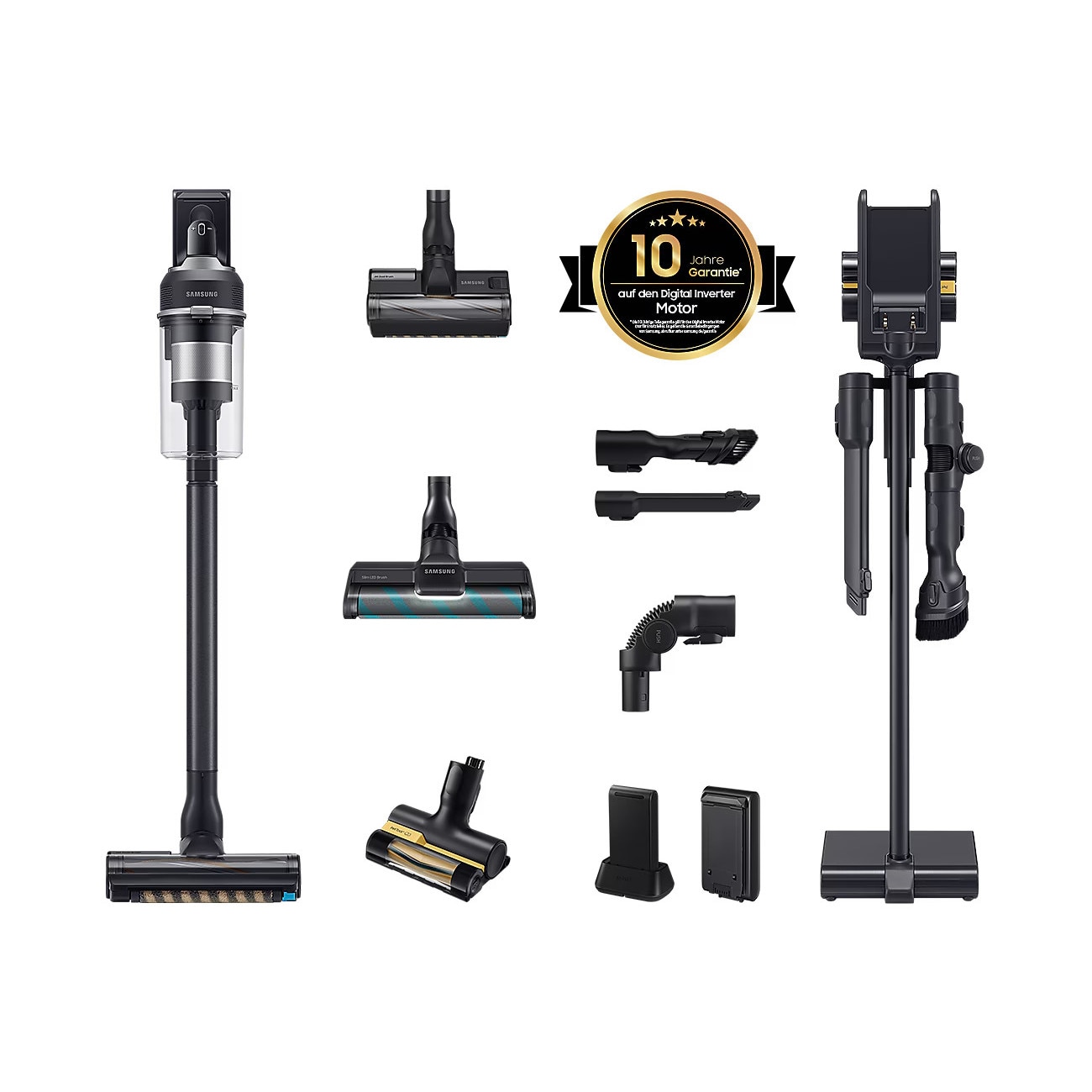 Aspirator cu baterie Samsung Jet 95+ CompleteClean VS20C95D4TK/WD