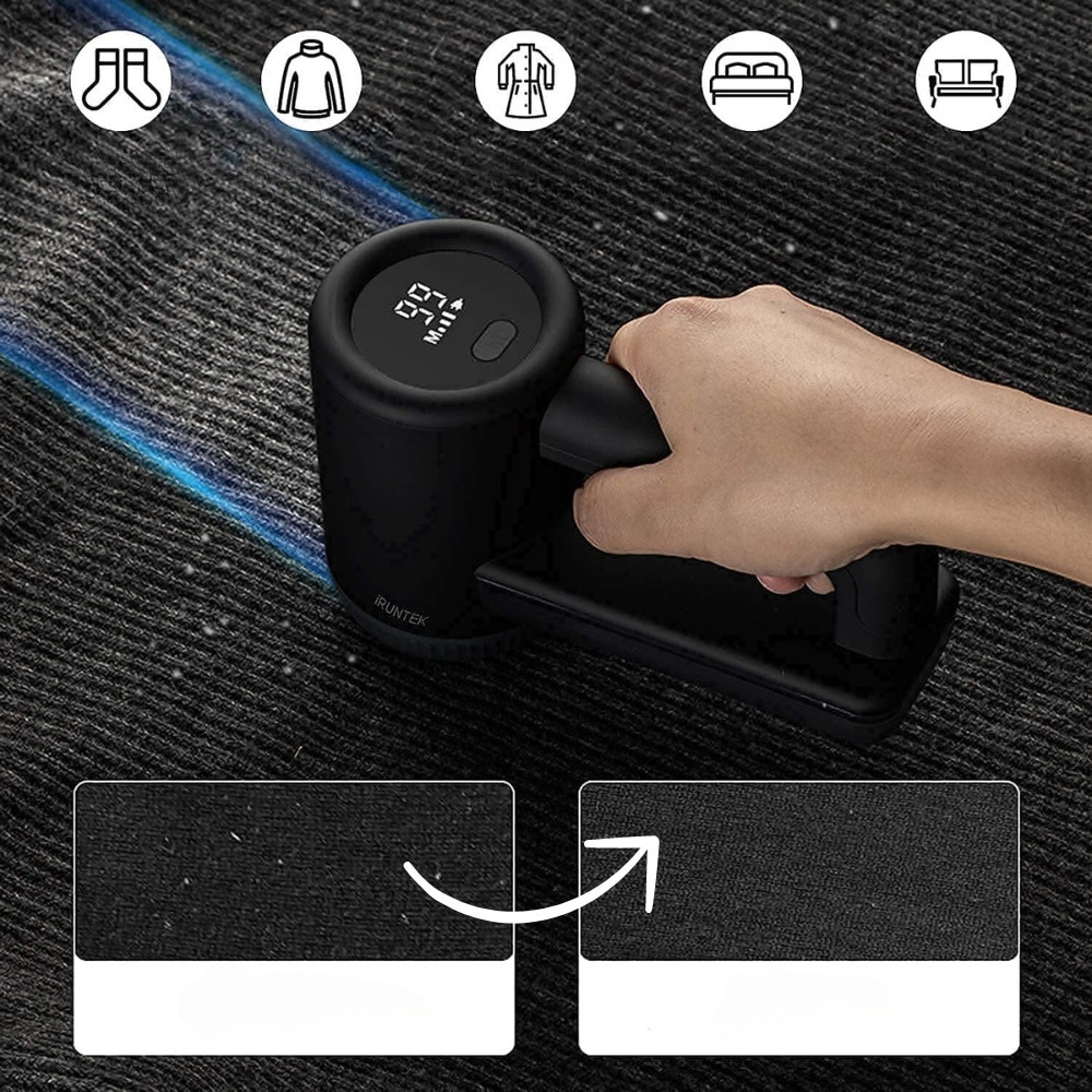 Aparat de curatat scame, wireless, pentru haine 2000 mAh, doua lame, set, 5W, Hikey