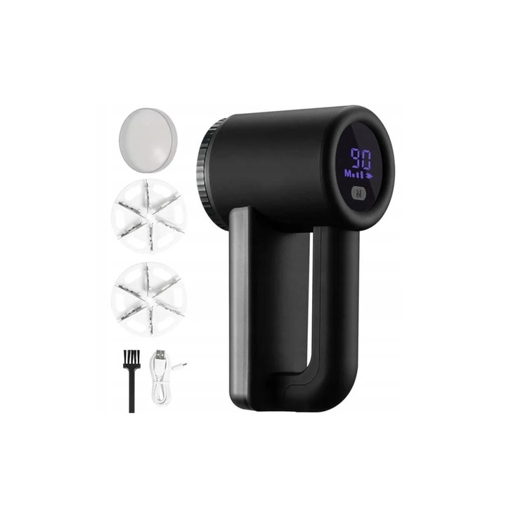 Aparat de curatat scame, wireless, pentru haine 2000 mAh, doua lame, set, 5W, Hikey