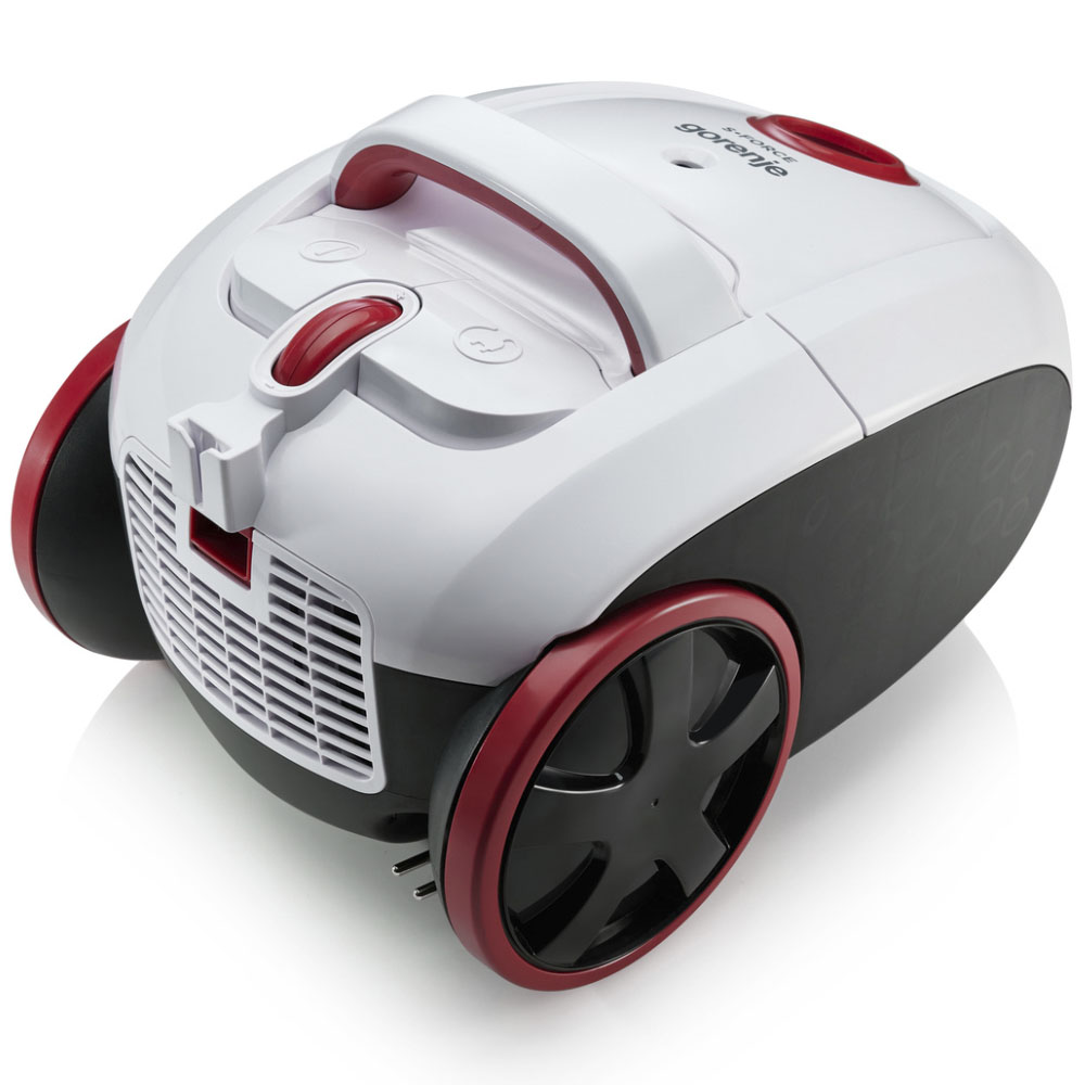 Aspirator cu canistra Gorenje VCE21SFWRR cu sac, alb