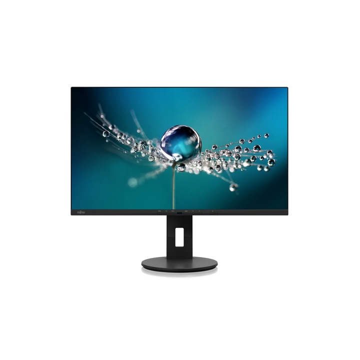 Monitor Fujitsu B2711 TS, Quad HD, 27" magasságállítás, fekete