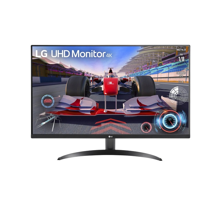 Monitor LG 32UR550-B, 4K Ultra HD, 31,5" fekete