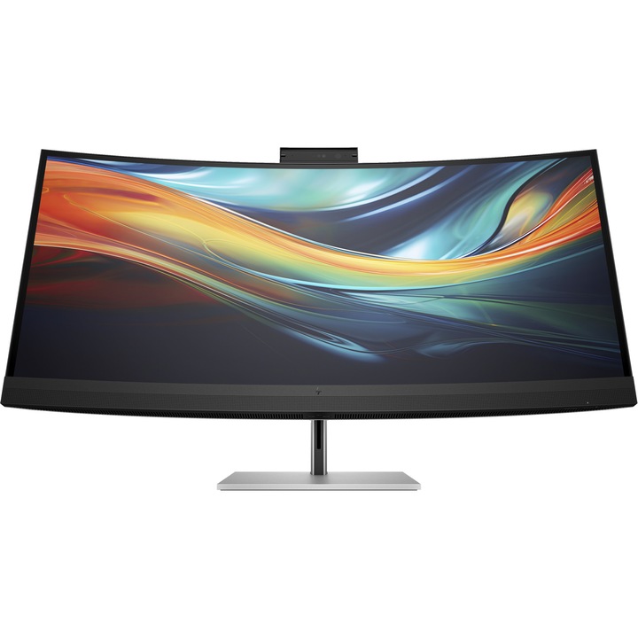 HP Series 7 Pro ívelt konferenciamonitor, 39,7", 5K Ultra HD, fekete/ezüst, 100,8 cm