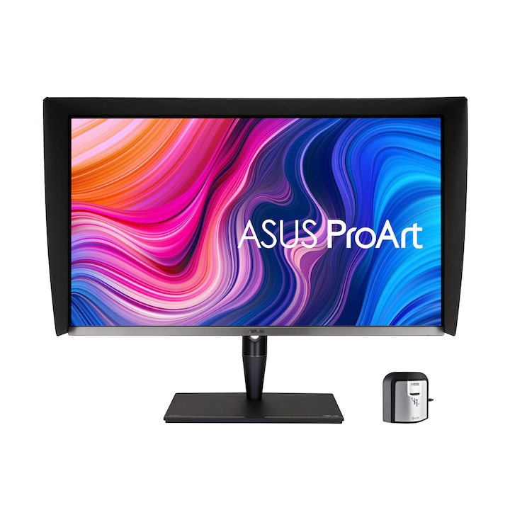 Monitor, ASUS, 4K Ultra HD, matt LED, 81,3 cm, fekete