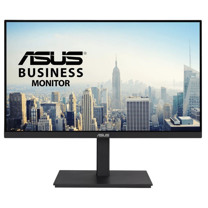 Monitor IPS LED ASUS 23.8" VA24ECPSN, Full HD (1920 x 1080), HDMI, DisplayPort, Pivot, Boxe (Negru)