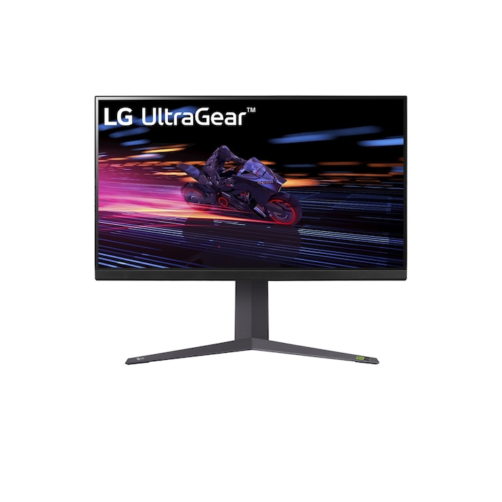 LG 32GR75Q-B játékmonitor, 31,5", 4K Ultra HD, LED, 1 ms válaszidő, fekete