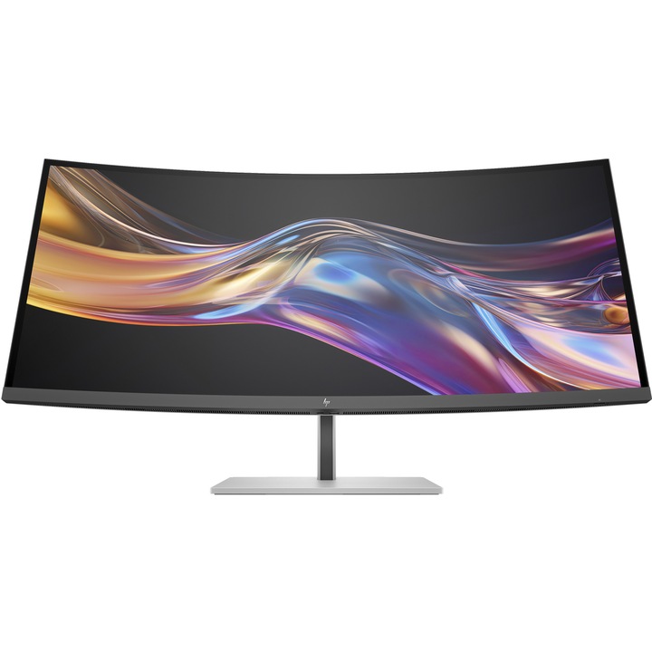 Hajlított monitor HP Series 7 Pro, 37,5 hüvelykes, WQHD+, Thunderbolt 4, fekete, 37,5 hüvelykes
