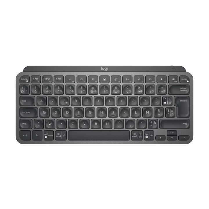 Клавиатура, Logitech, MX Keys Mini, Mini, Wireless/Bluetooth, LED, Черна