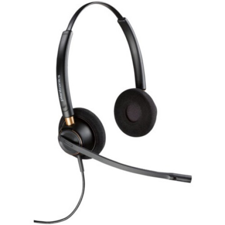 Casti Poly EncorePro 520, Over the ear, Wired, Negru